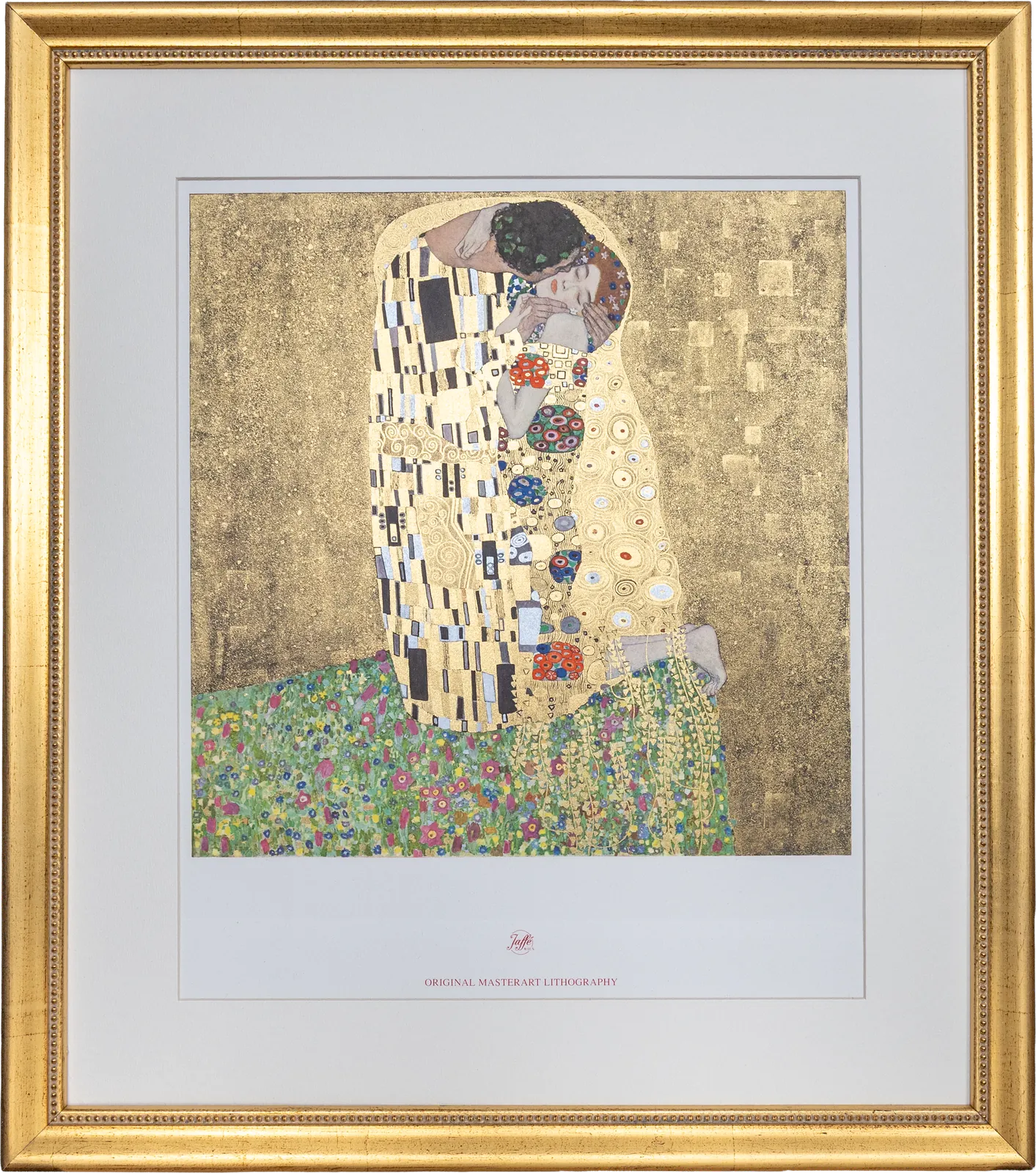 Gustav Klimt 'The Kiss' — Original Masterart Lithography